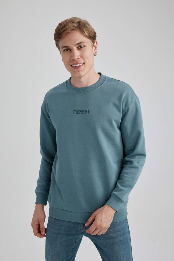 DEFACTO DEFACTO Boxy Fit Long Sleeve Sweatshirt