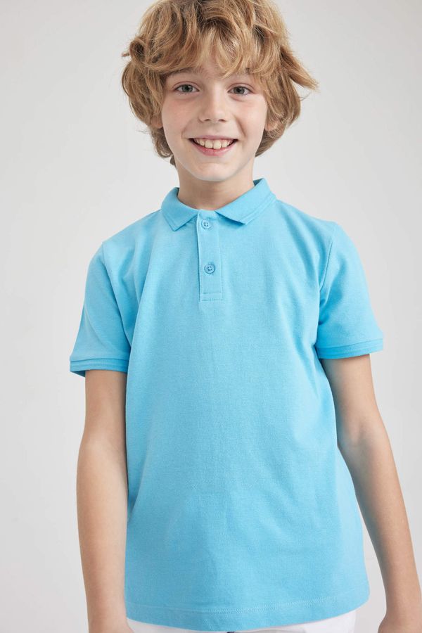 DEFACTO DEFACTO Boy April 23 Pique Short Sleeve Polo T-Shirt