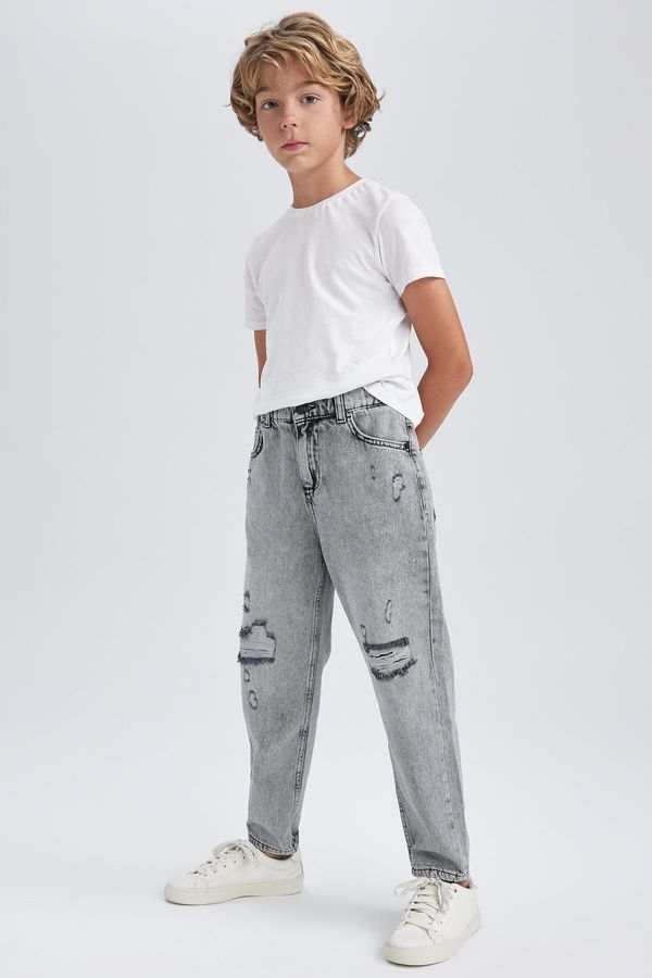 DEFACTO DEFACTO Boy Balloon Fit Ripped Detail Jean Pants