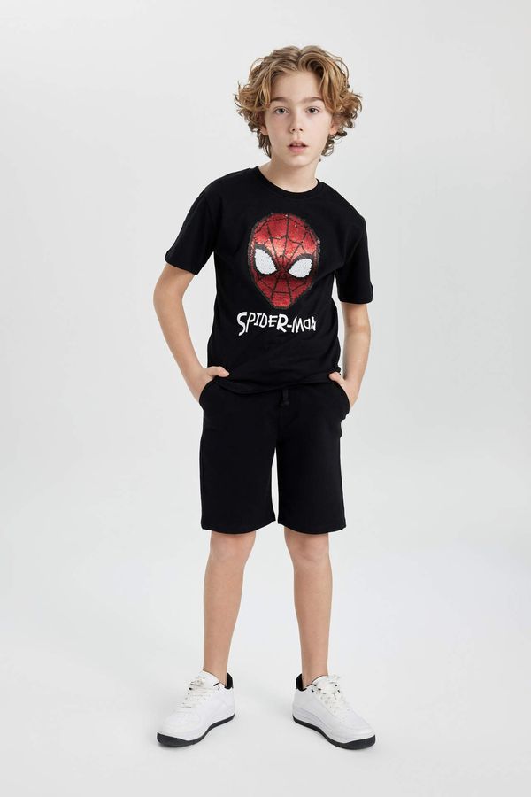 DEFACTO DEFACTO Boy Marvel Spiderman T-Shirt Shorts 2 Piece Set