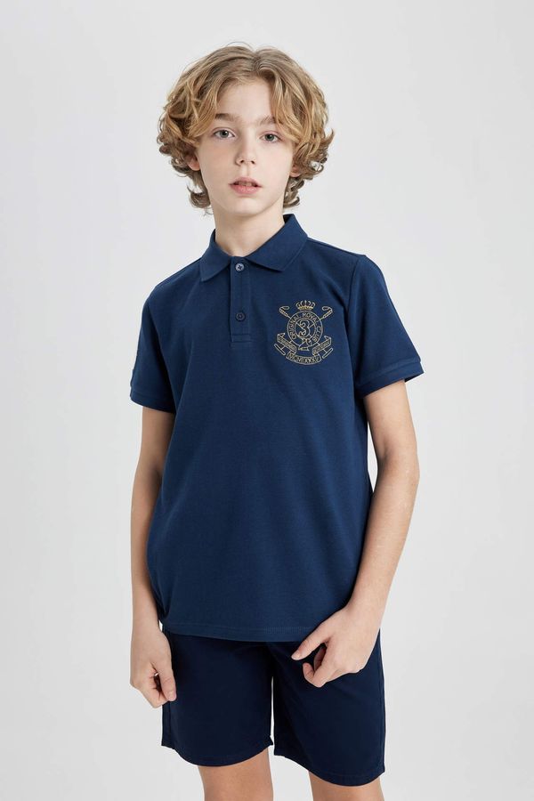 DEFACTO DEFACTO Boy Pique Short Sleeve Polo T-Shirt