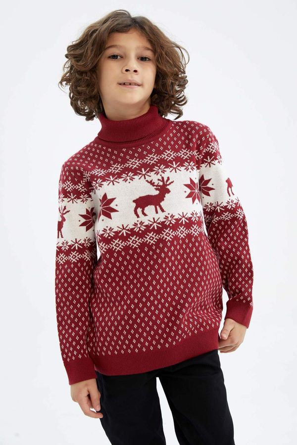 DEFACTO DEFACTO Boy Regular Fit Turtleneck Pullover