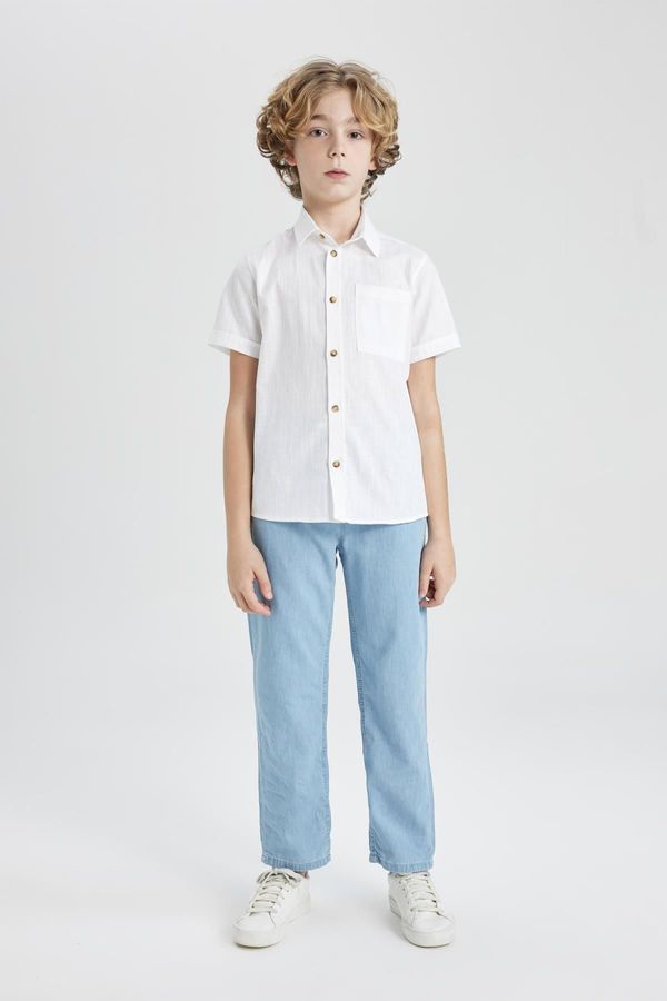 DEFACTO DEFACTO Boy Straight Fit Straight Leg Jean Basic Trousers