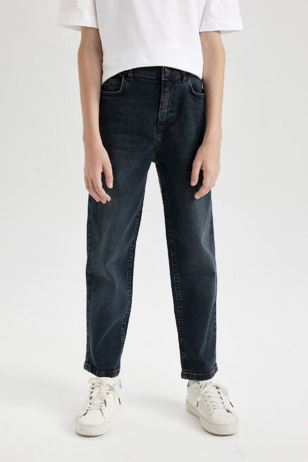 DEFACTO DEFACTO Boy Straight Fit Straight Leg Pocket Jean Trousers