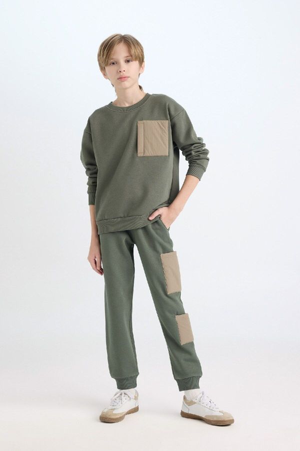 DEFACTO DEFACTO Boy Thick Elastic Waist Jogger Sweatpants