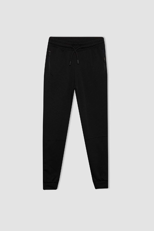 DEFACTO DEFACTO Boys Black School Tracksuit Bottoms