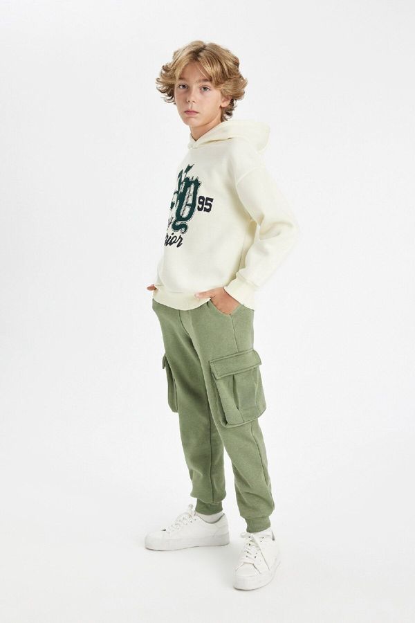 DEFACTO DEFACTO Boys Cargo Pocket School Sweatpants