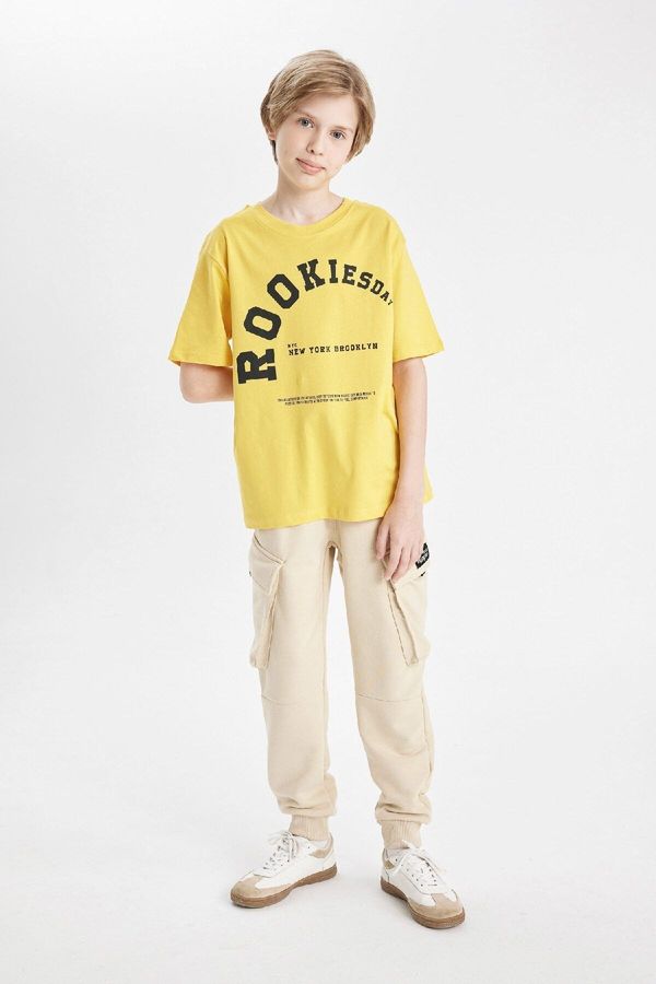 DEFACTO DEFACTO Boys Cargo Pocket School Sweatpants