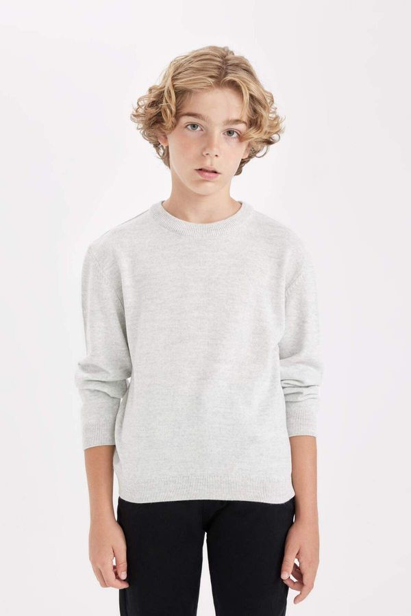 DEFACTO DEFACTO Boy's Crew Neck Knitwear Sweater