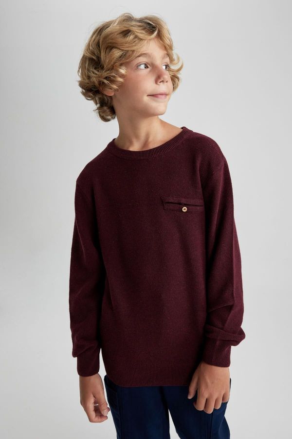 DEFACTO DEFACTO Boy's Crew Neck Knitwear Sweater