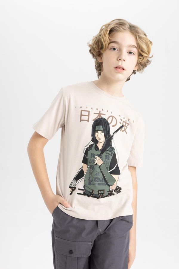 DEFACTO DEFACTO Boys' Crew Neck Printed Short Sleeve T-Shirt
