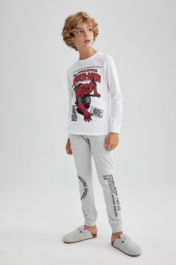 DEFACTO DEFACTO Boys Marvel Comics Long Sleeve Pajama Set