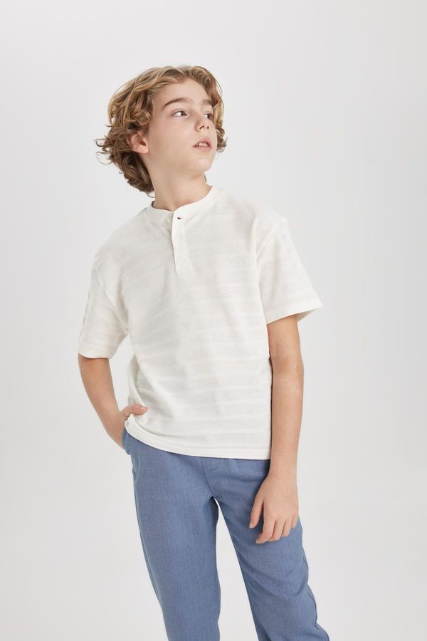 DEFACTO DEFACTO Boy's Oversize Fit Crew Neck Short Sleeve T-Shirt