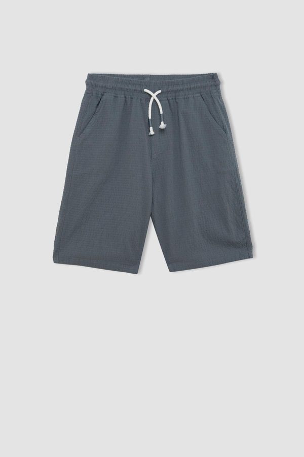 DEFACTO DEFACTO Boy's Seersucker Textured Shorts