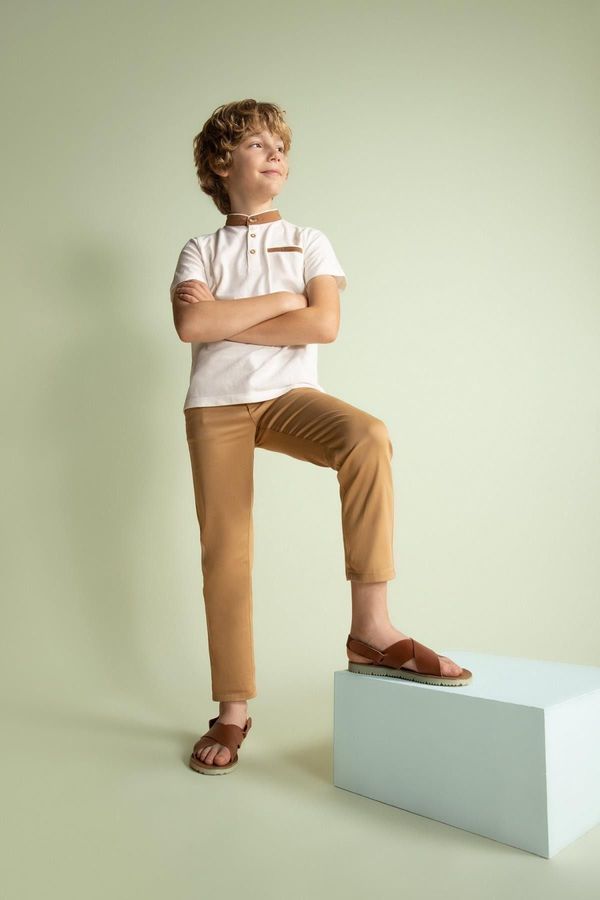 DEFACTO DEFACTO Boy's Standard Leg Gabardine Trousers