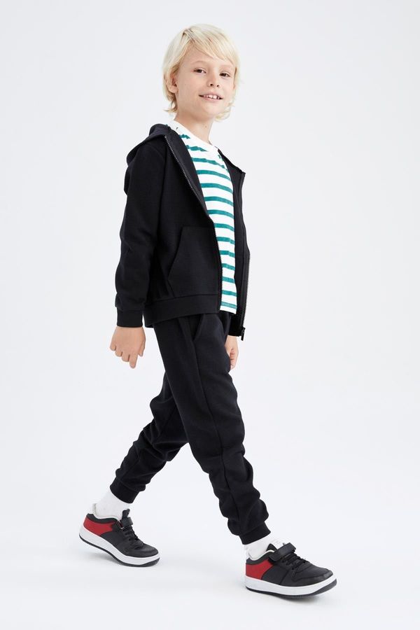 DEFACTO DEFACTO Boy's Textured Jogger Tracksuit Bottom