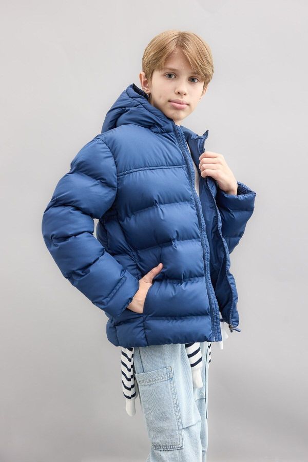 DEFACTO DEFACTO Boy's Water Repellent Hooded Coat