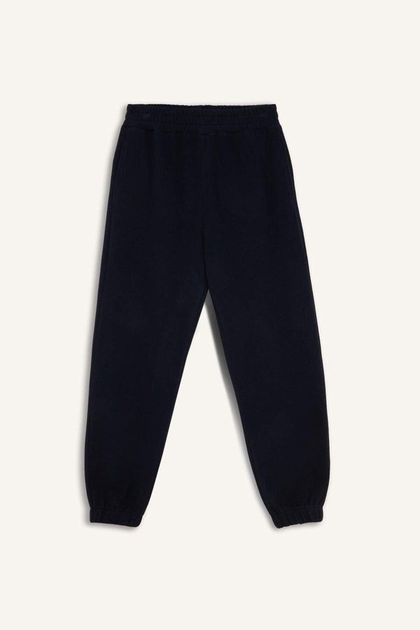 DEFACTO DEFACTO Cool Basic Plain Jogger Sweatpants with Elastic Waistband