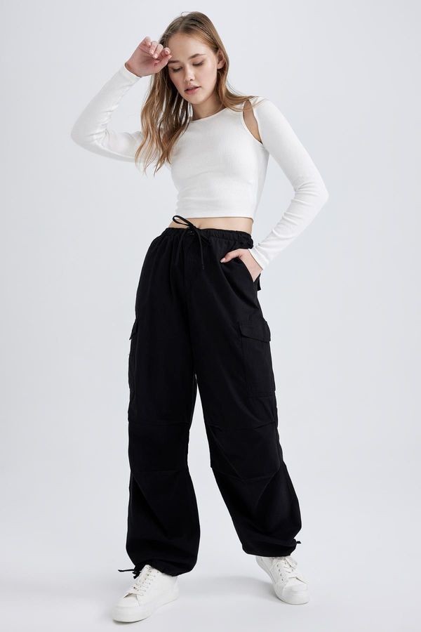 DEFACTO DEFACTO Cool Parachute Poplin 100 Cotton Trousers