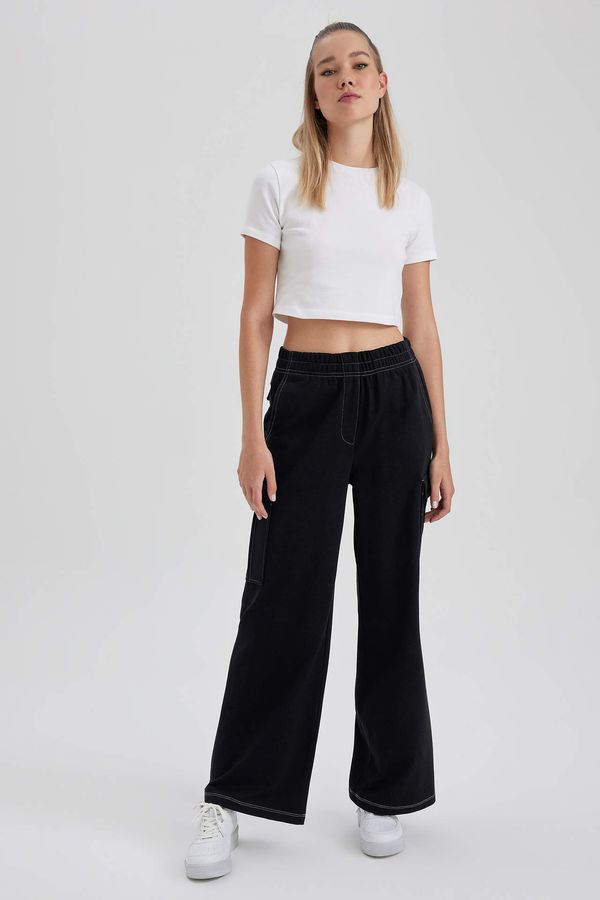 DEFACTO DEFACTO Coool Straight Fit Slim Fabric Trousers