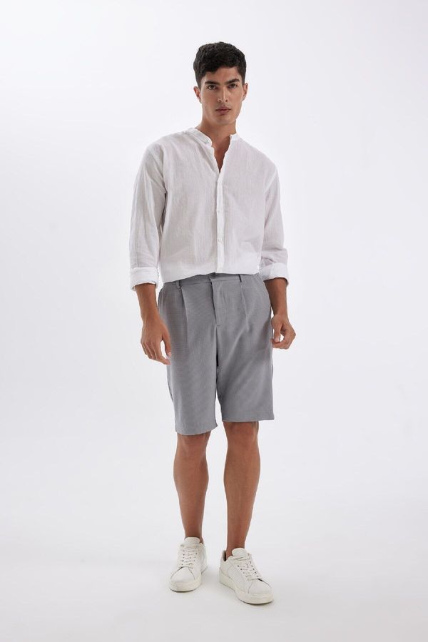 DEFACTO DEFACTO Crinkle Bermuda Shorts