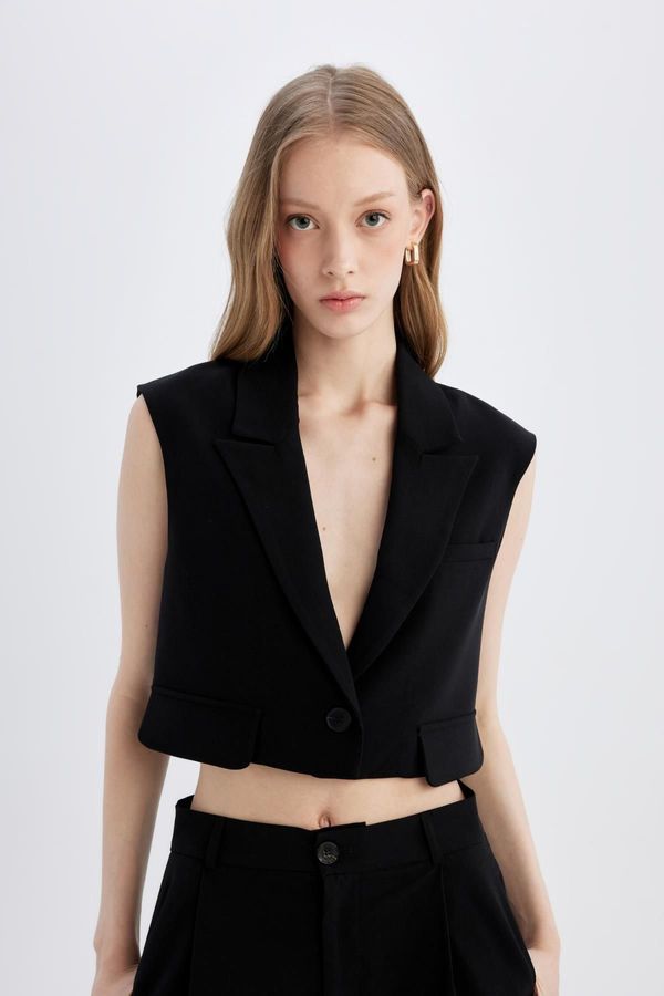 DEFACTO DEFACTO Crop Blazer Vest