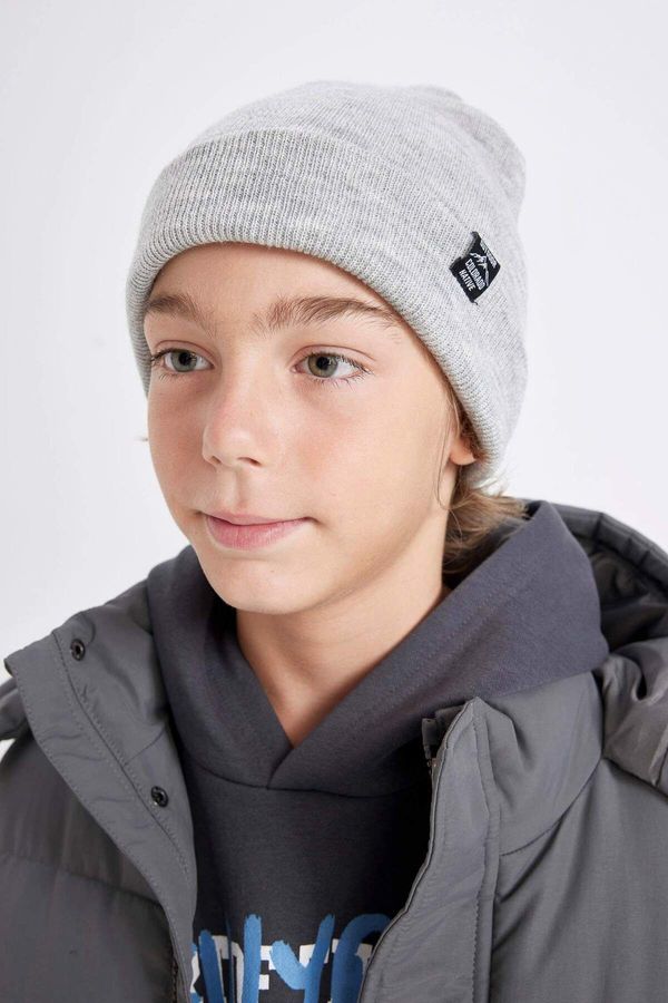 DEFACTO DEFACTO DFC - Boy's Woven Label Knitted Beret