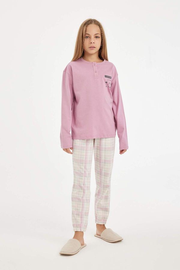 DEFACTO DEFACTO DFC - Girls Printed Long Sleeve Pajama Set