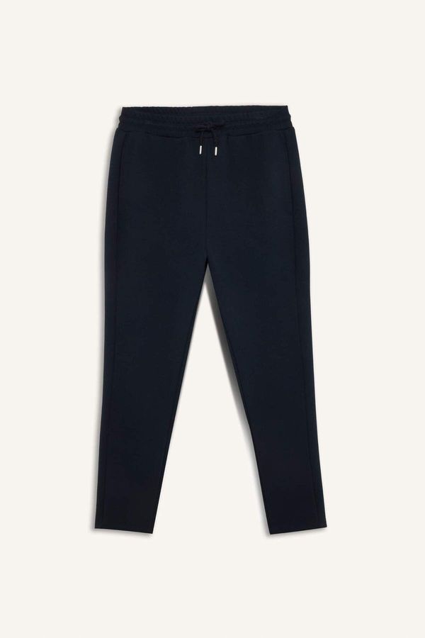 DEFACTO DEFACTO DFC - Slim Fit Twill Sweatpants with Waistband and Tie