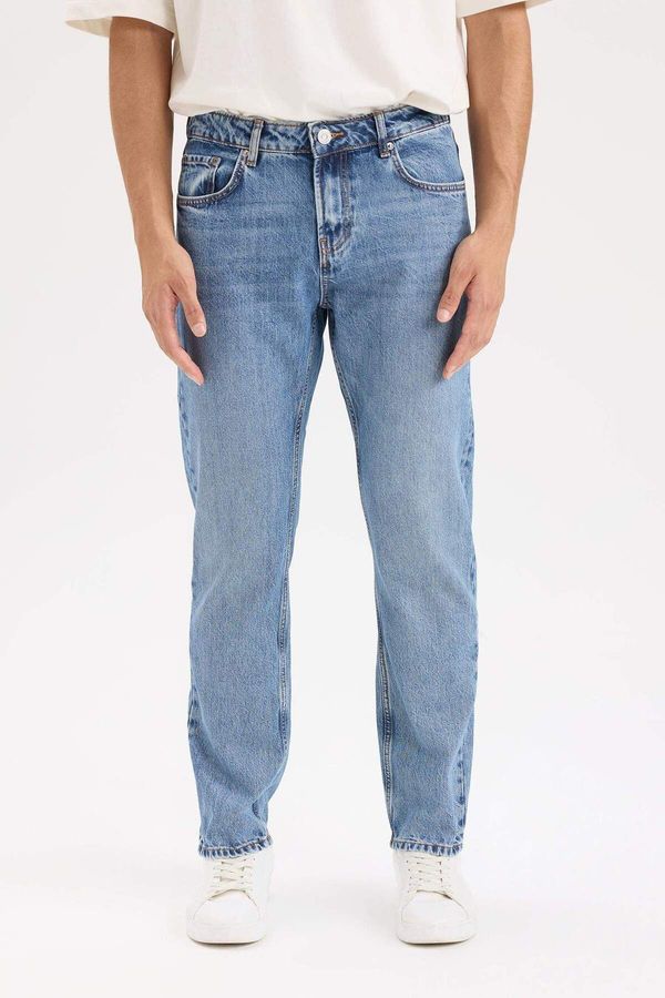 DEFACTO DEFACTO Dfc - Straight Fit Regular Fit Regular Waist Straight Leg Jean Pants