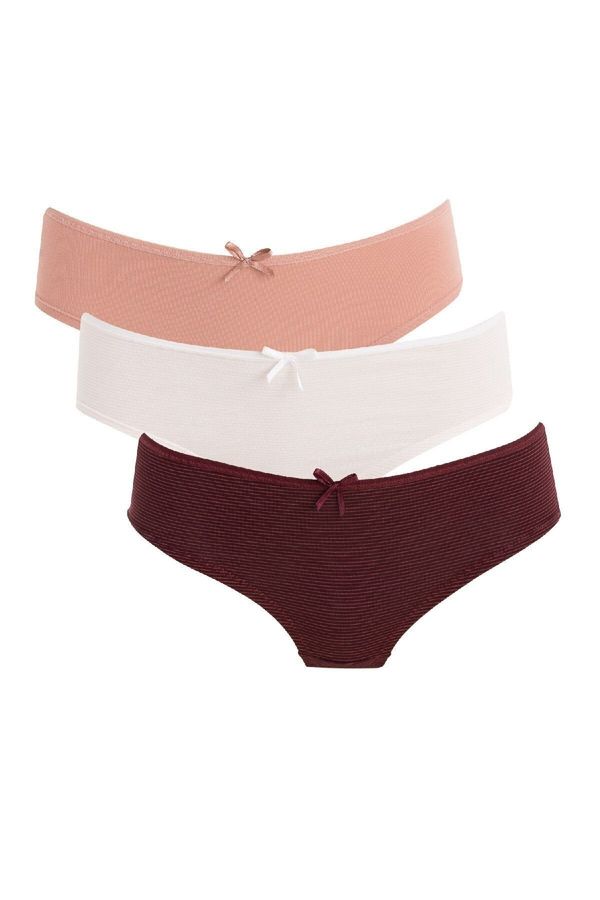 DEFACTO DEFACTO Fall In Love 3 Pack Basic Slip Panties