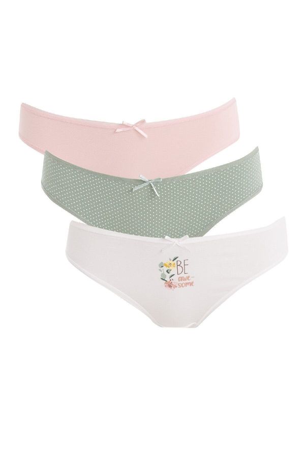 DEFACTO DEFACTO Fall In Love 3-Pack Slip Panties