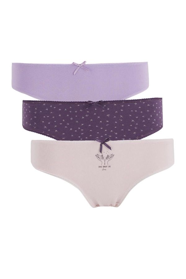 DEFACTO DEFACTO Fall In Love 3 Pack Slip Panties