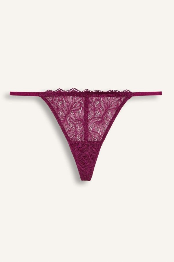 DEFACTO DEFACTO Fall in Love Lace Slip Panties