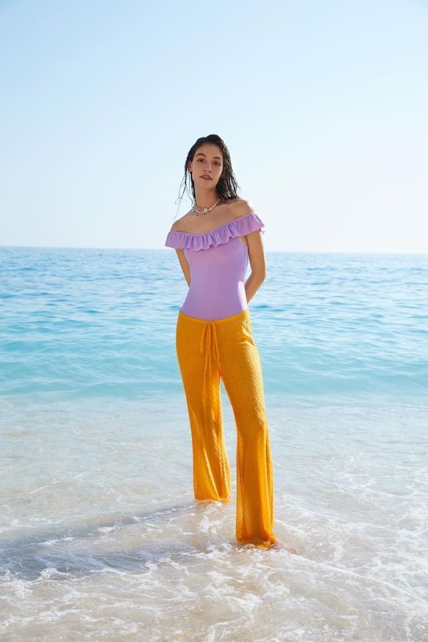 DEFACTO DEFACTO Fall In Love Regular Fit Basic Beach Trousers