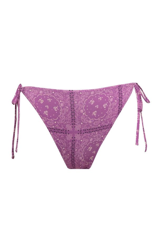 DEFACTO DEFACTO Fall in Love Regular Fit Paisley Patterned Bikini Bottom