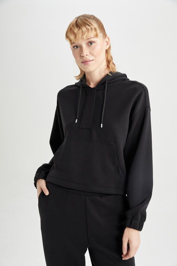 DEFACTO DEFACTO Fit Oversize Premium Hooded Athlete Sweatshirt