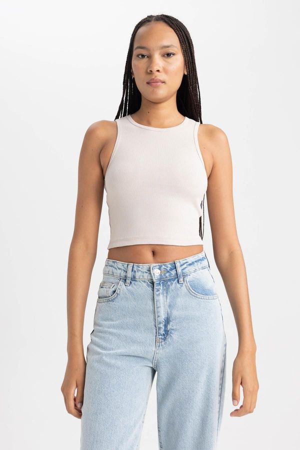 DEFACTO DEFACTO Fitted Halterneck Singlet