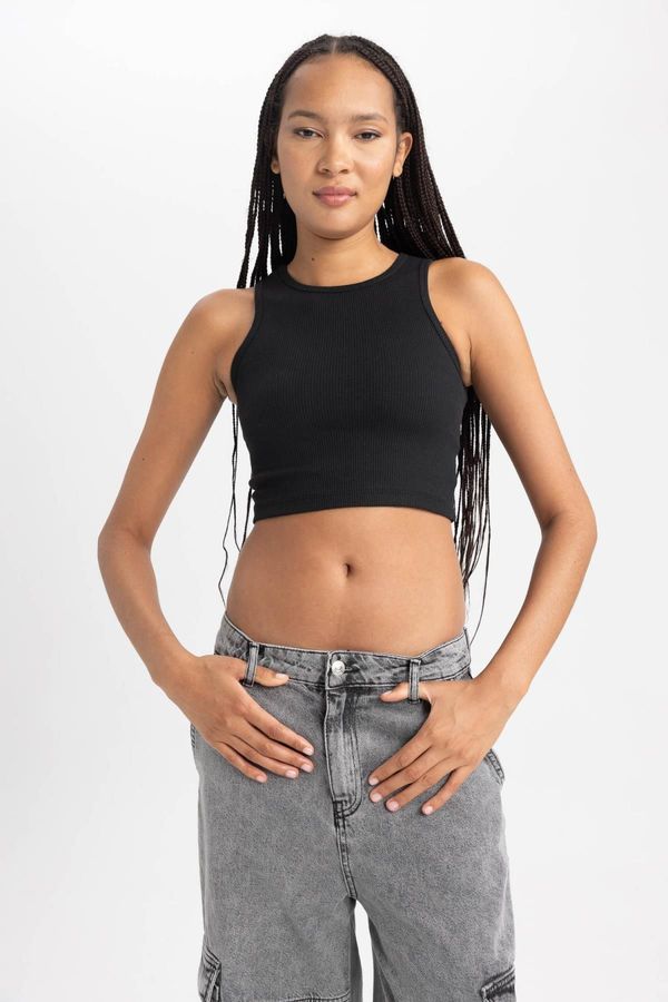 DEFACTO DEFACTO Fitted Halterneck Singlet