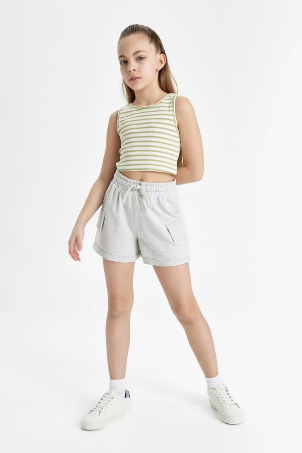 DEFACTO DEFACTO Girl Cargo Pocket Shorts