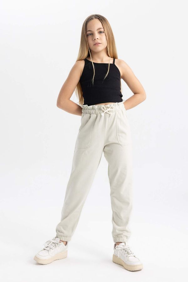 DEFACTO DEFACTO Girl Jogger Combed Cotton Trousers