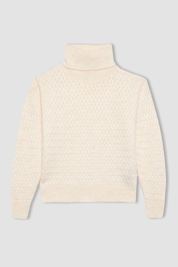 DEFACTO DEFACTO Girl Oversize Fit Turtleneck Sweater