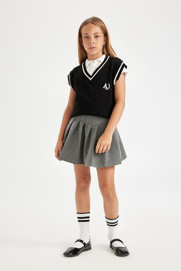 DEFACTO DEFACTO Girl Pleated Skirt