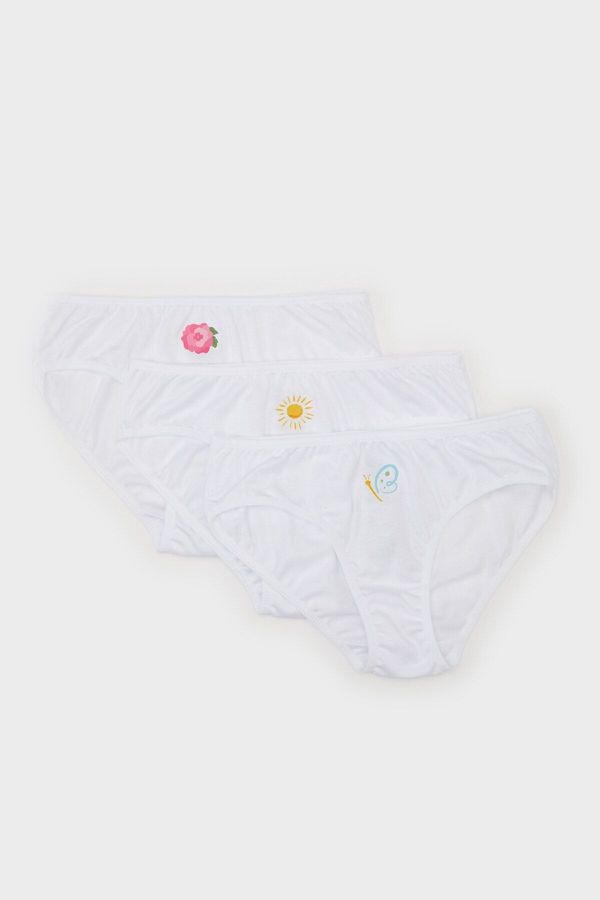 DEFACTO DEFACTO Girl Printed 3-Pack Slip Panties