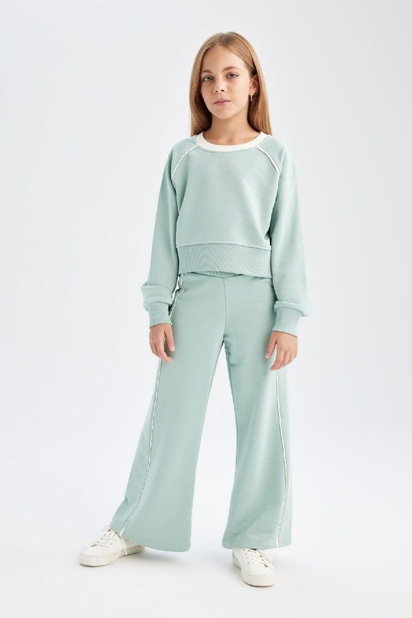 DEFACTO DEFACTO Girl Sweatshirt Tracksuit Bottom 2-Piece Set