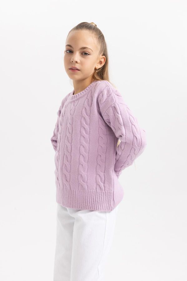 DEFACTO DEFACTO Girl&#39;s Crew Neck Sweater