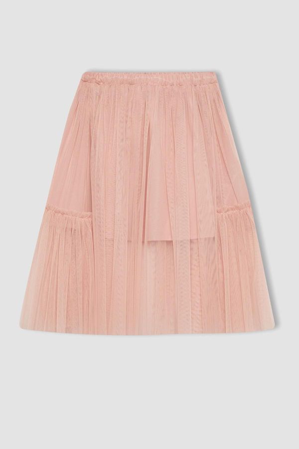 DEFACTO DEFACTO Girl&#39;s Elastic Waisted Tulle Skirt