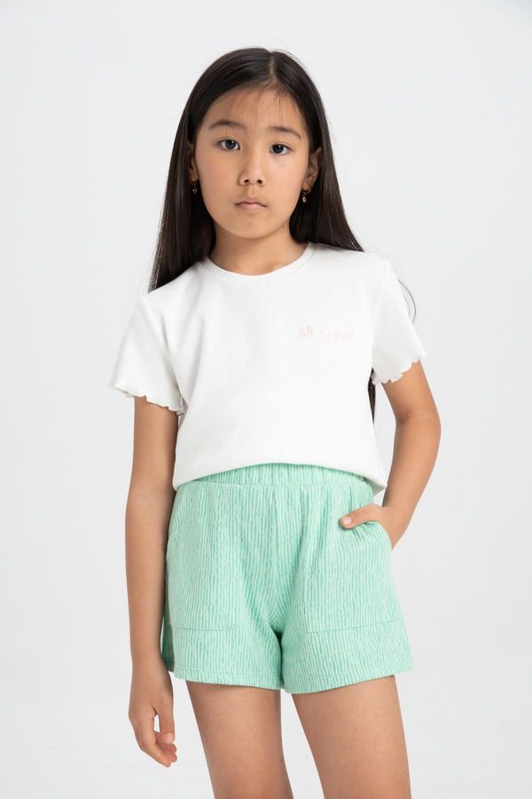 DEFACTO DEFACTO Girl&#39;s Paperbag Shorts