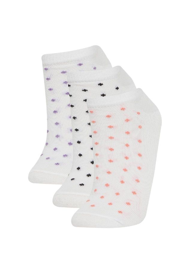 DEFACTO DEFACTO Girls 3-Pack Cotton Ankle Socks