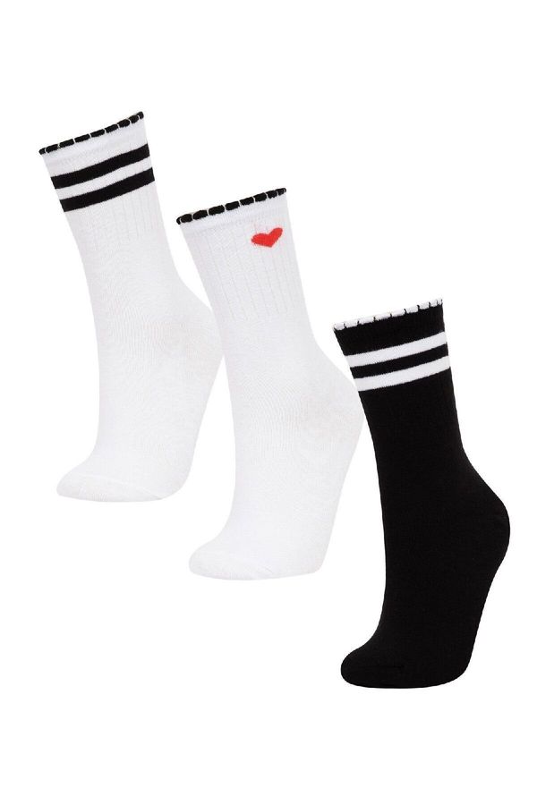 DEFACTO DEFACTO Girls 3-Pack Cotton Long Socks